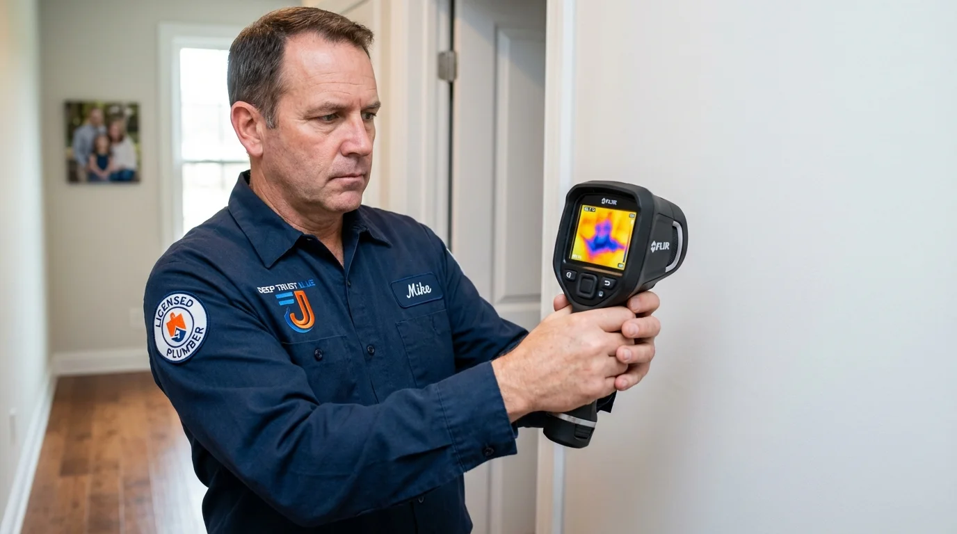Thermal imaging leak detection by Johns Plumbing LLC in Blythewood